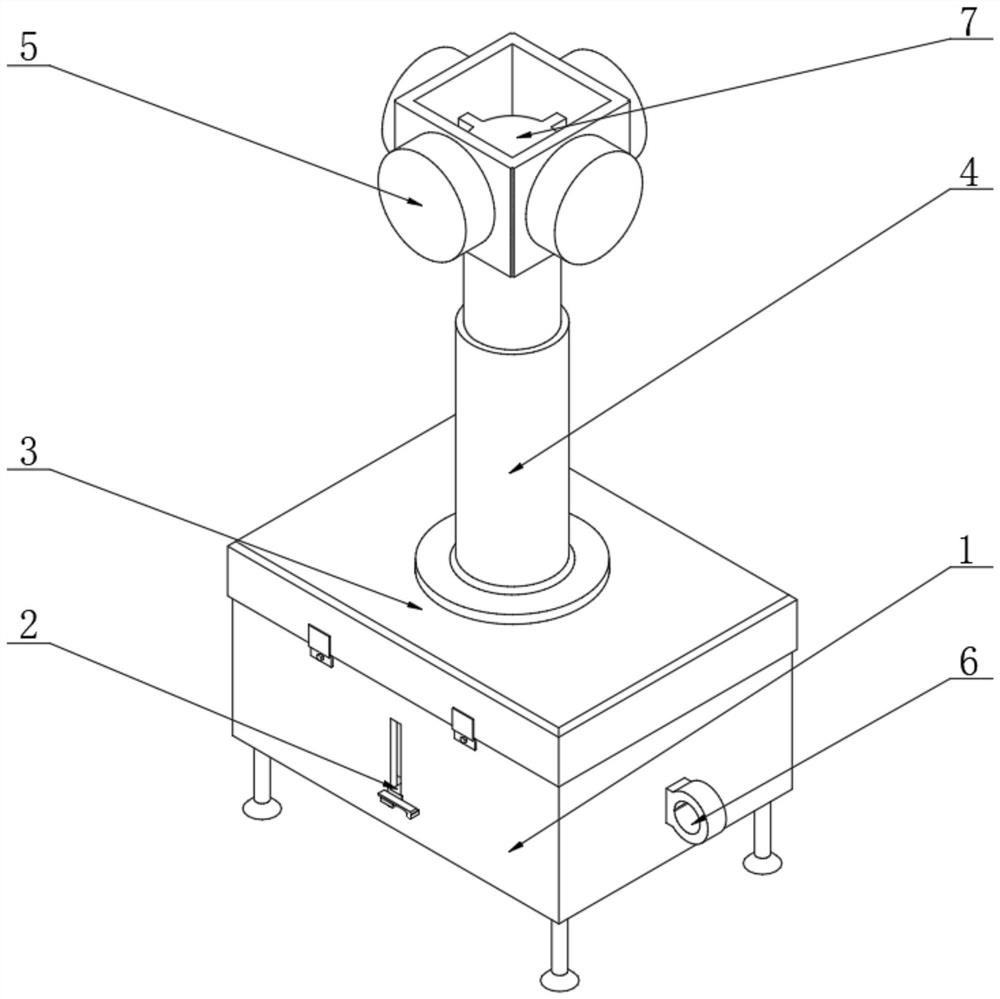 Portable signal lamp with positioning structure