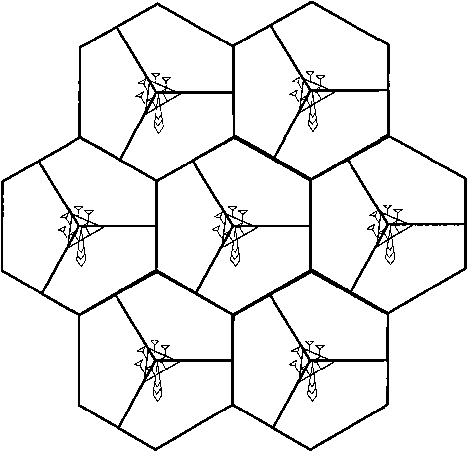 Synergic uplink and downlink transmission method and synergic system between base stations