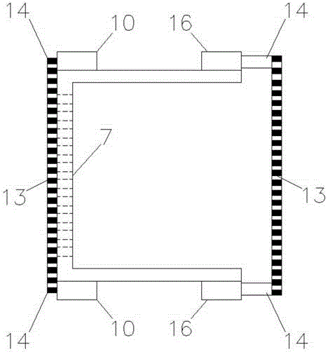 Chain link type automatic synchronous tensioning system and method for prestressed wire ropes
