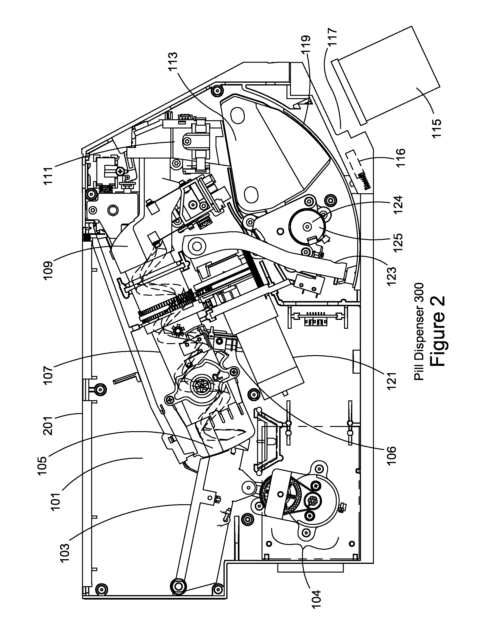 Apparatus for counting and dispensing pills using multi-staged pill singulation