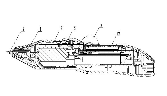 Hair shaving device with automatic oil injection mechanism