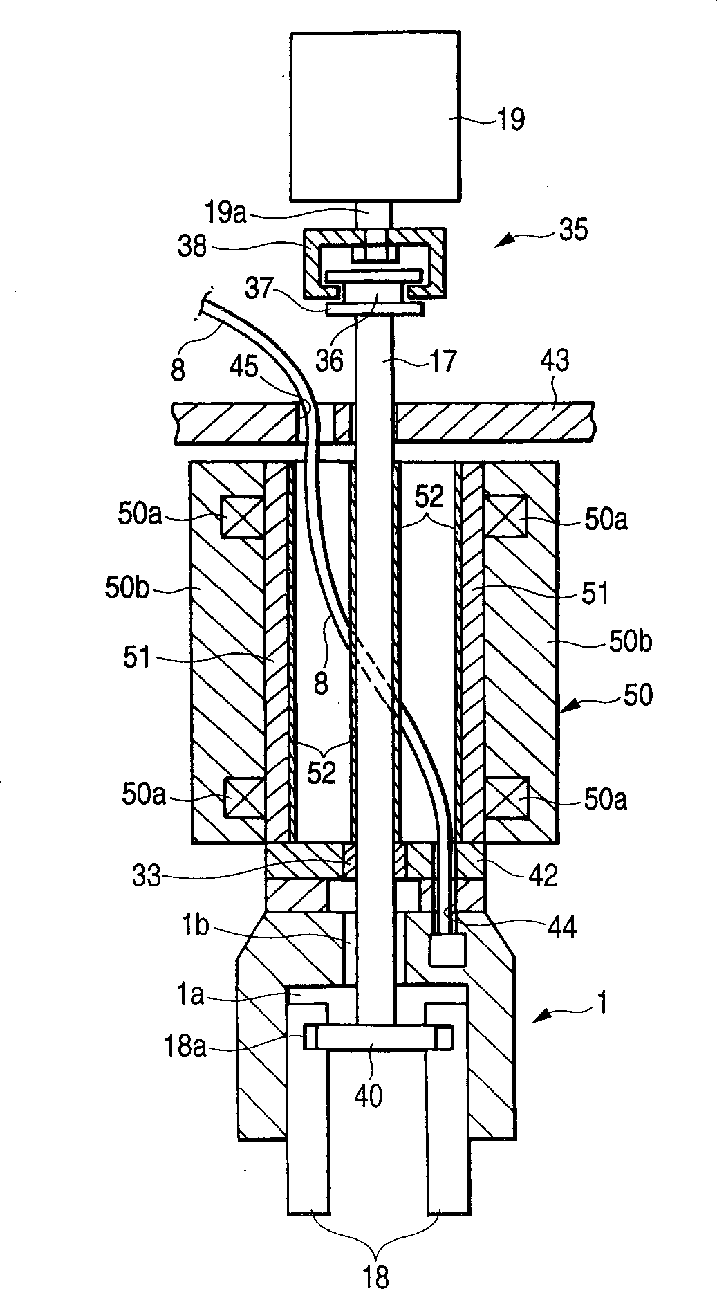Electronic element installation device