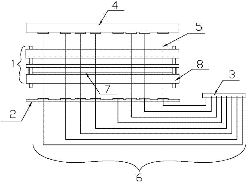 Low-resistivity spring-free jig and manufacturing method thereof