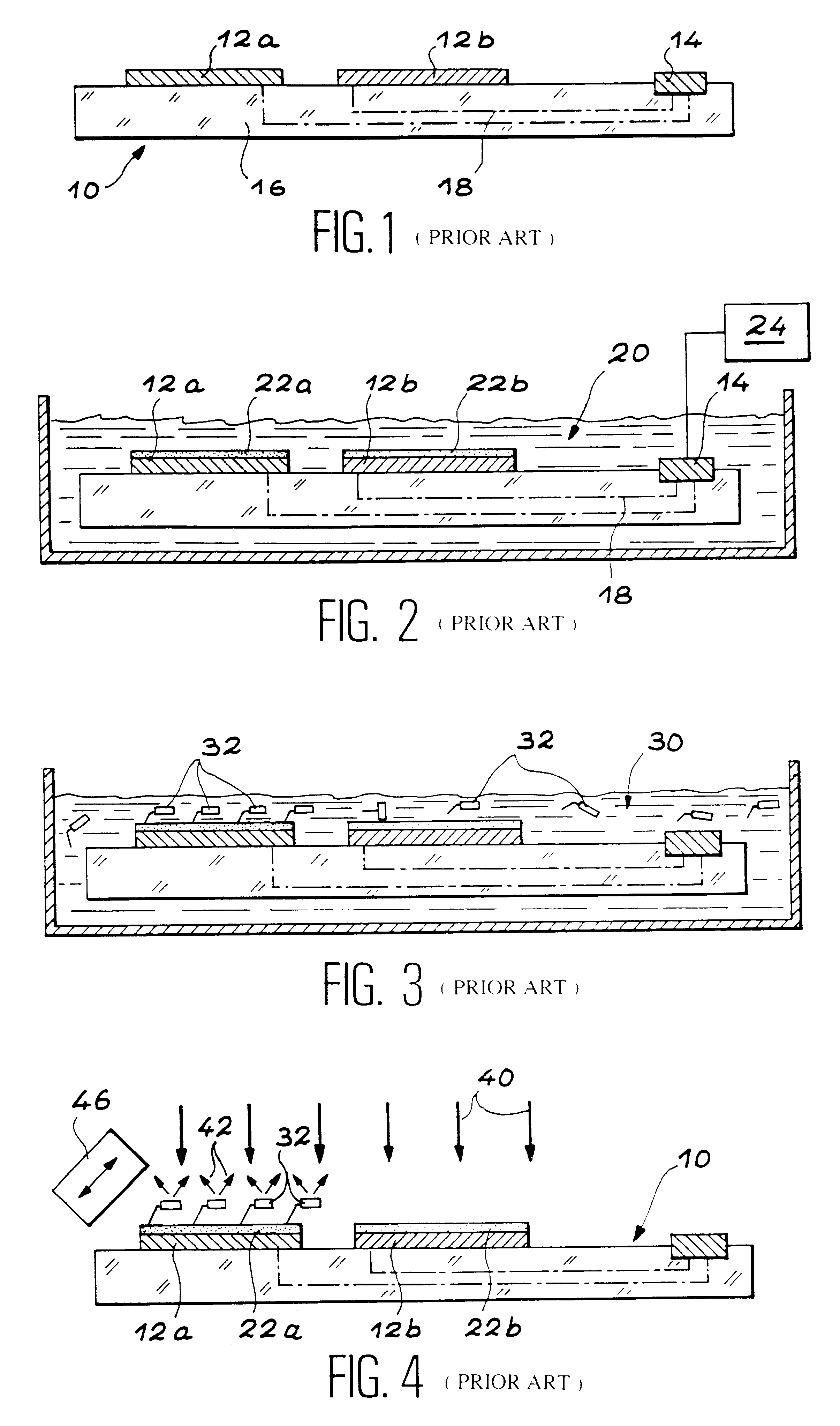 Chip-based analysis device comprising electrodes with localized heating