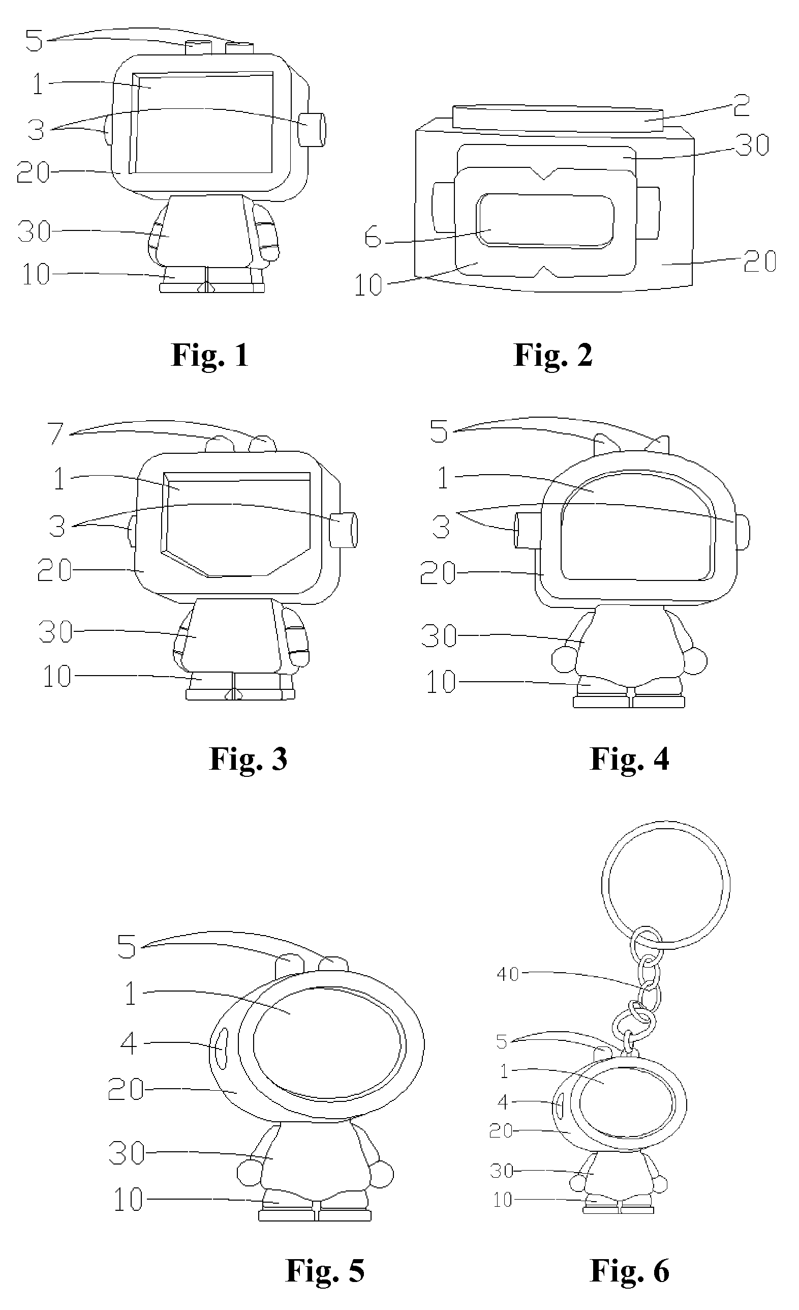 Doll that can be assembled in various ways