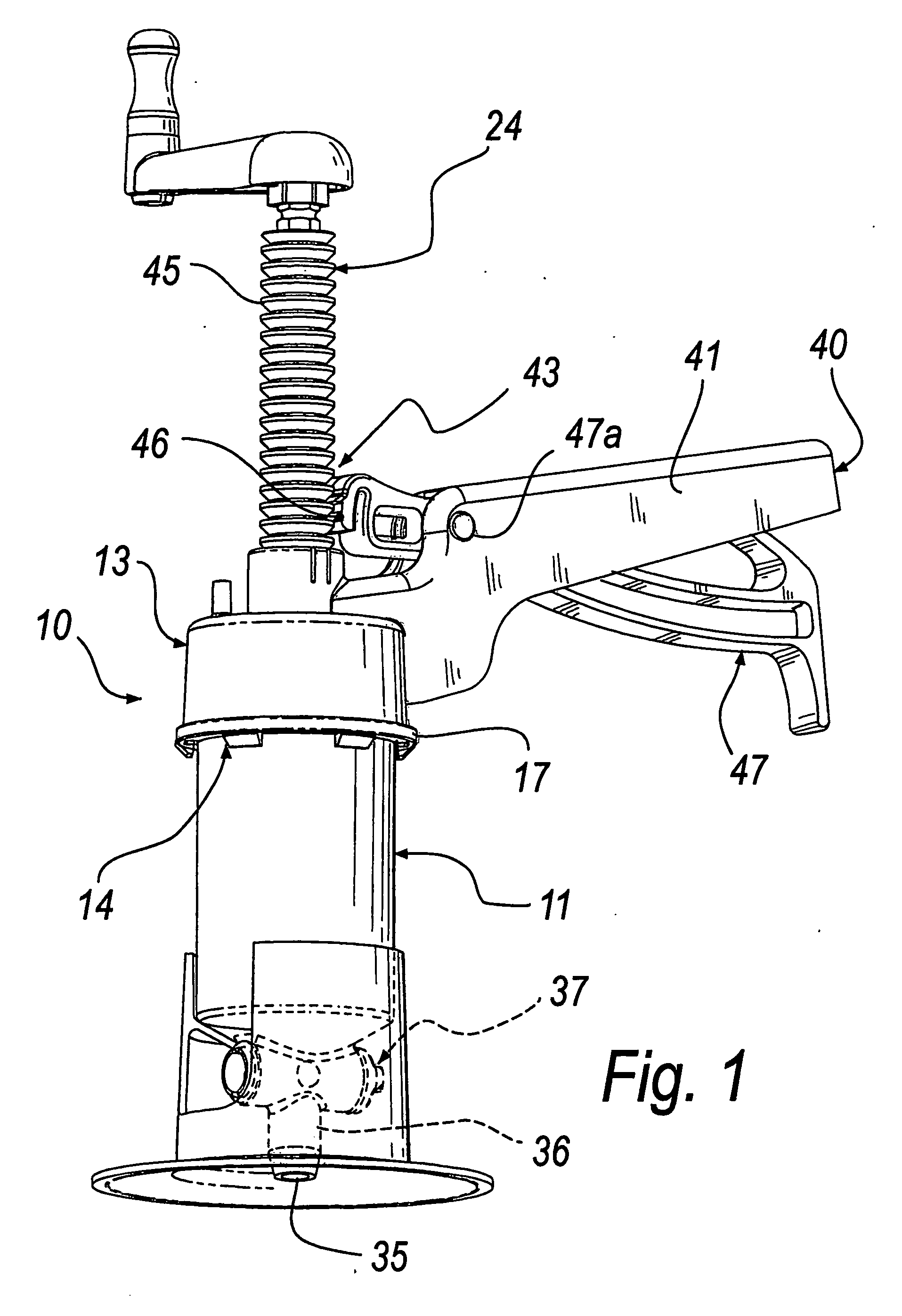 Mixing and distribution device for fixing paste, particularly for multicomponent bone cement