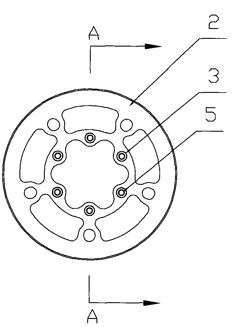 Installation structure of electric bicycle sensor