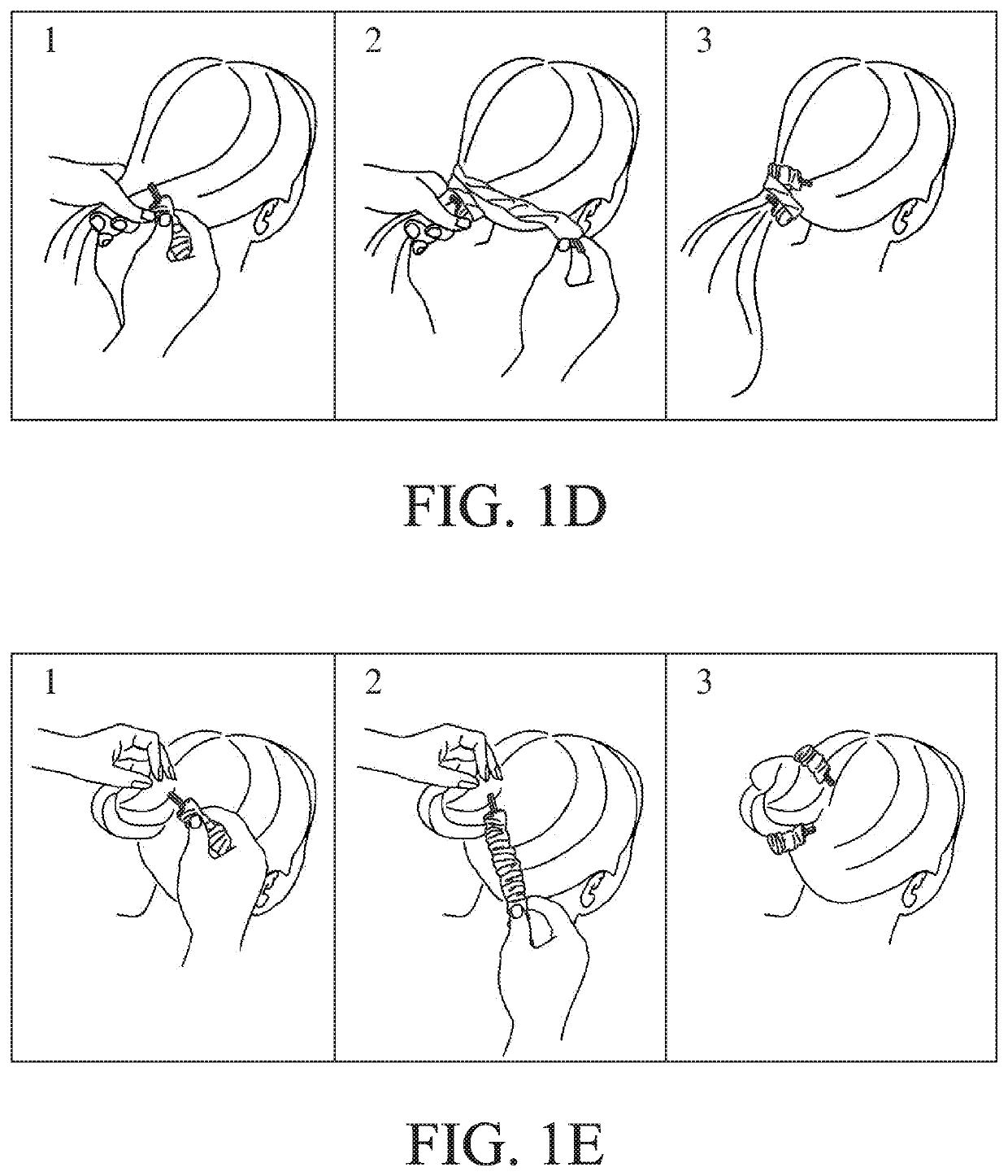 Linear hair tie