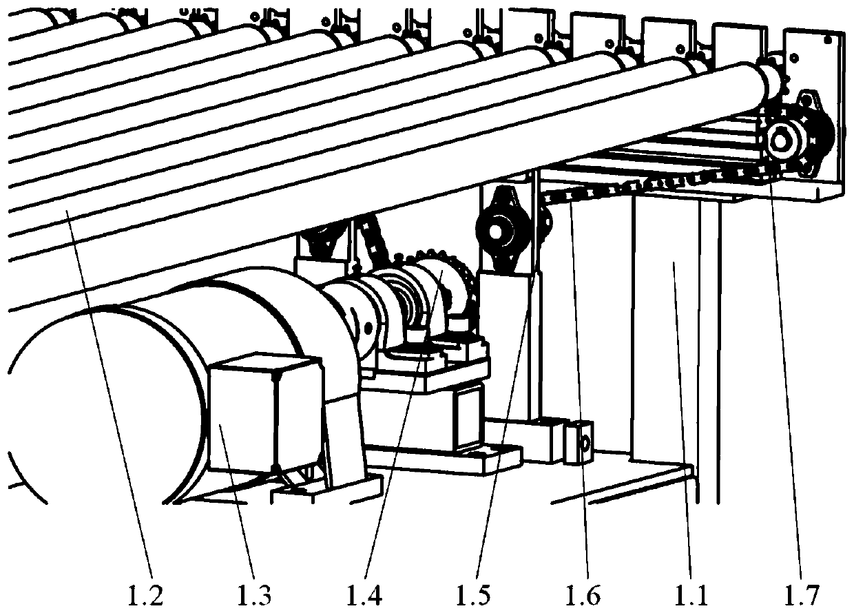 Scattered tile sorting machine for small and medium-sized ceramic tiles and its sorting method