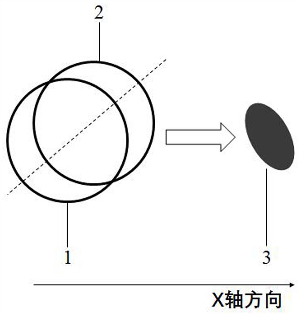 Super-resolution photoetching method based on two-color two-step absorption effect