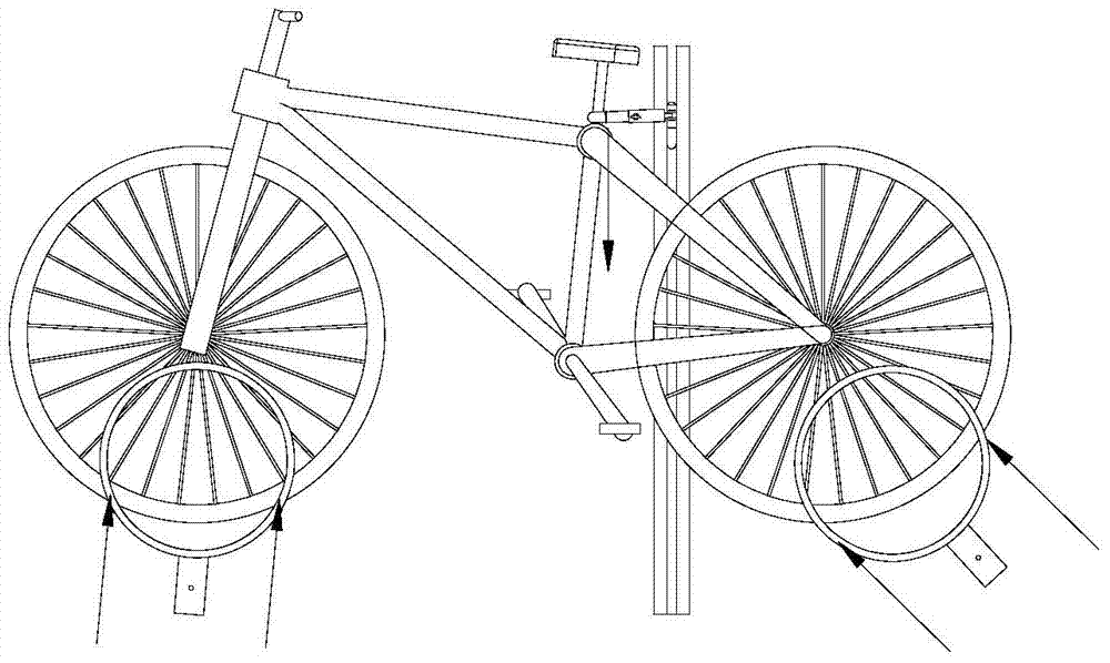 Vehicle-mounted bicycle rack