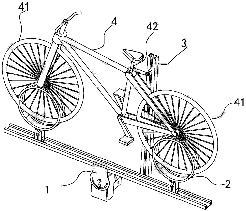 Vehicle-mounted bicycle rack