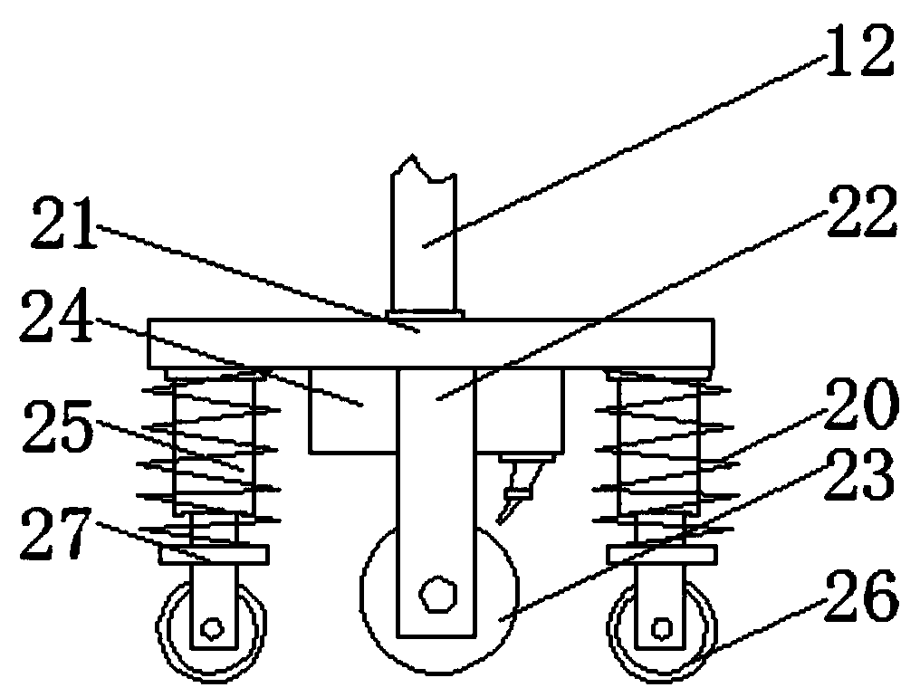 A cloth printing and dyeing device for garment production