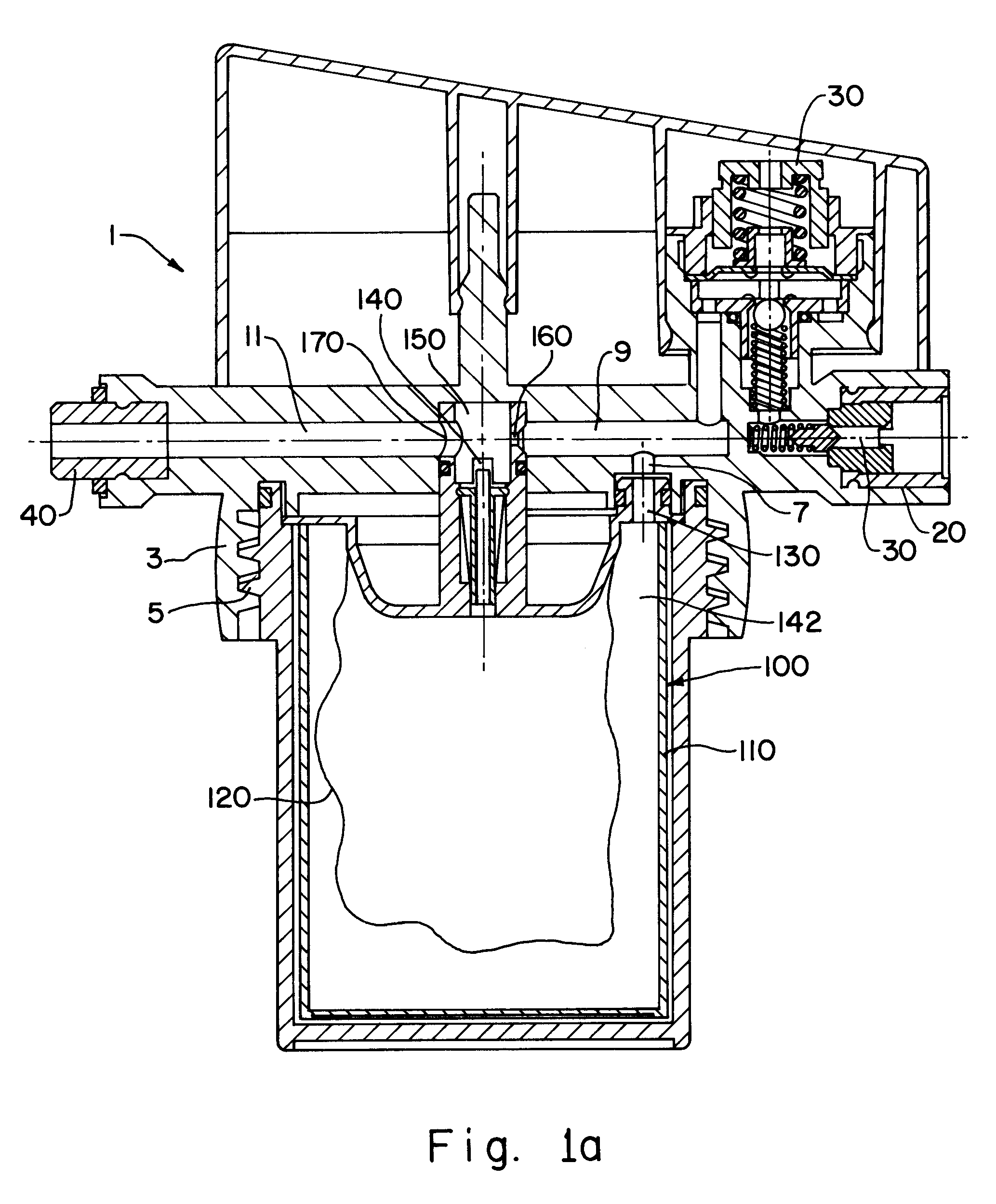 Cartridge and admixing apparatus for a manually operable apparatus for spraying water mixed with an additive