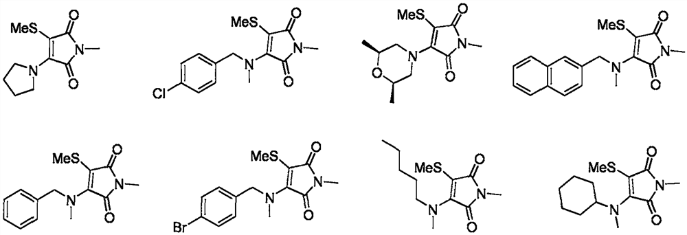 Preparation method of 3-amino-4-methylmercapto maleimide compound