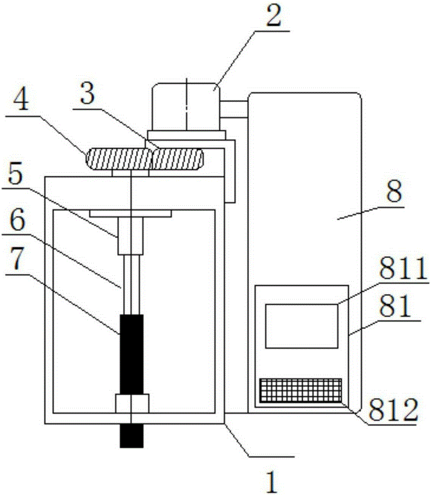 Lead screw transmission device controlled by drive circuit