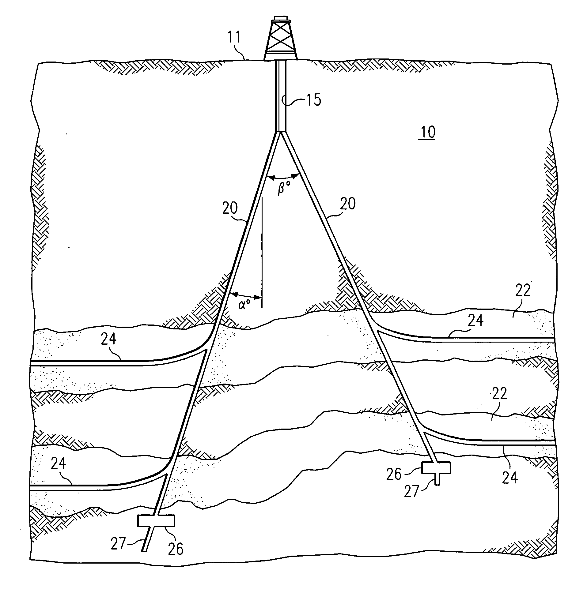 Slant entry well system and method