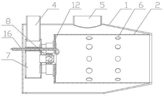 Flame tube air inlet method of solid oxide fuel cell system and combustion chamber of solid oxide fuel cell system