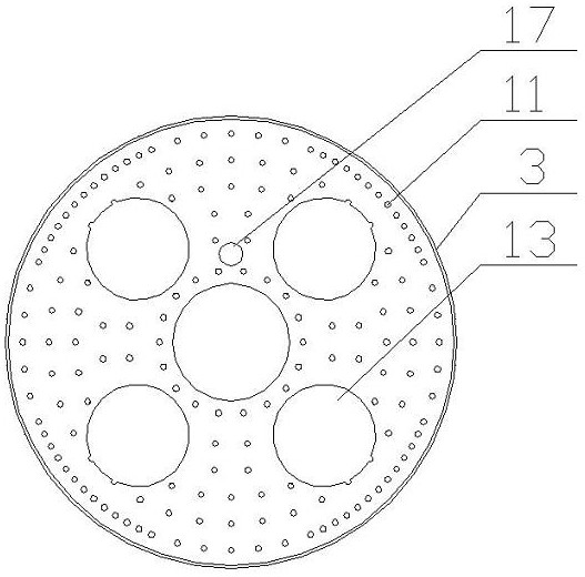 Flame tube air inlet method of solid oxide fuel cell system and combustion chamber of solid oxide fuel cell system