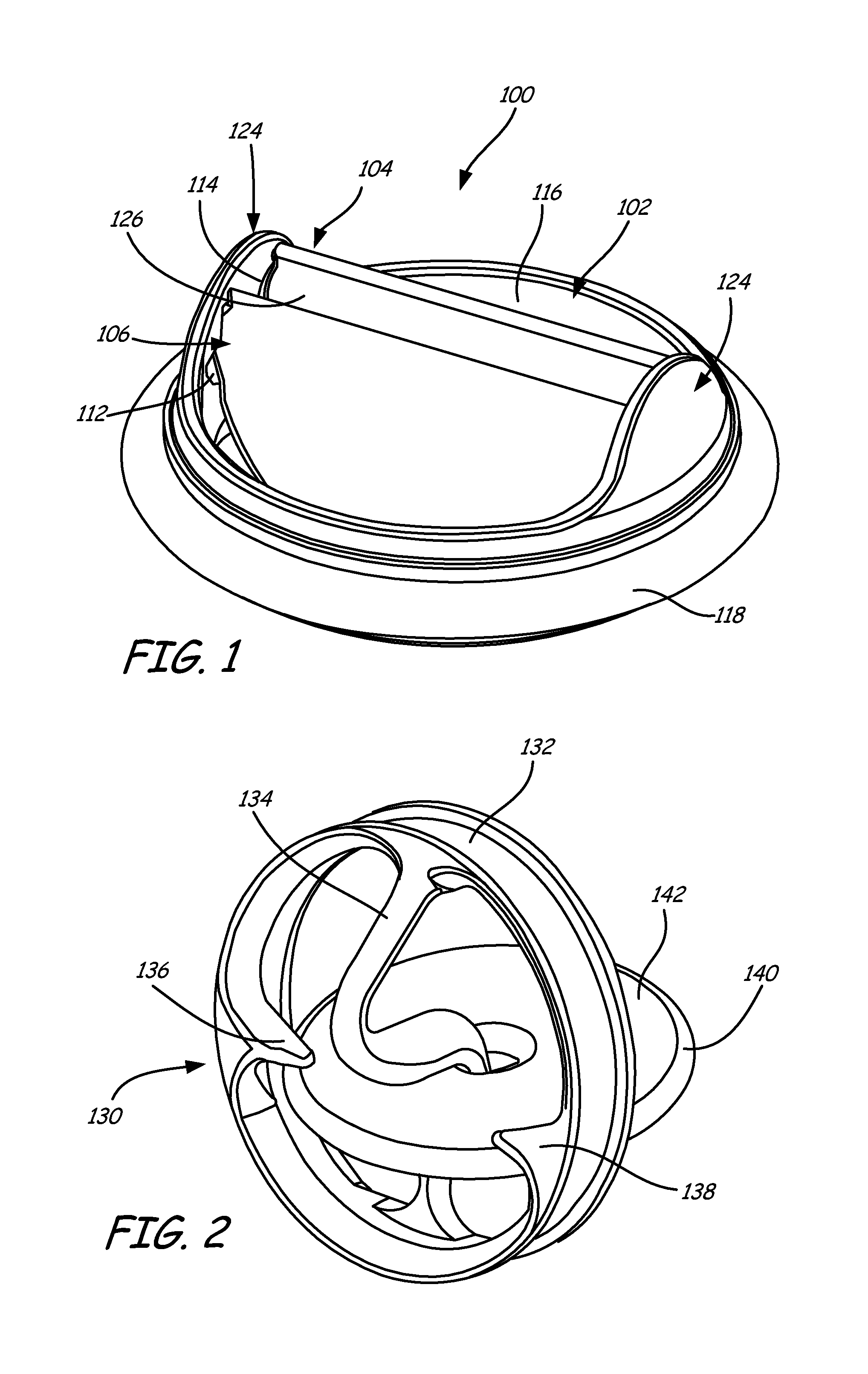 Valved prosthesis with porous substrate