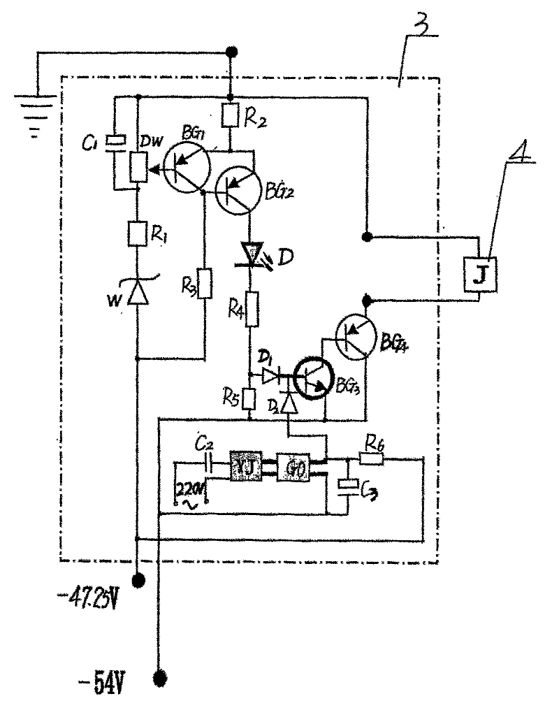 Pressure reduction and energy saving method for communication power supplies