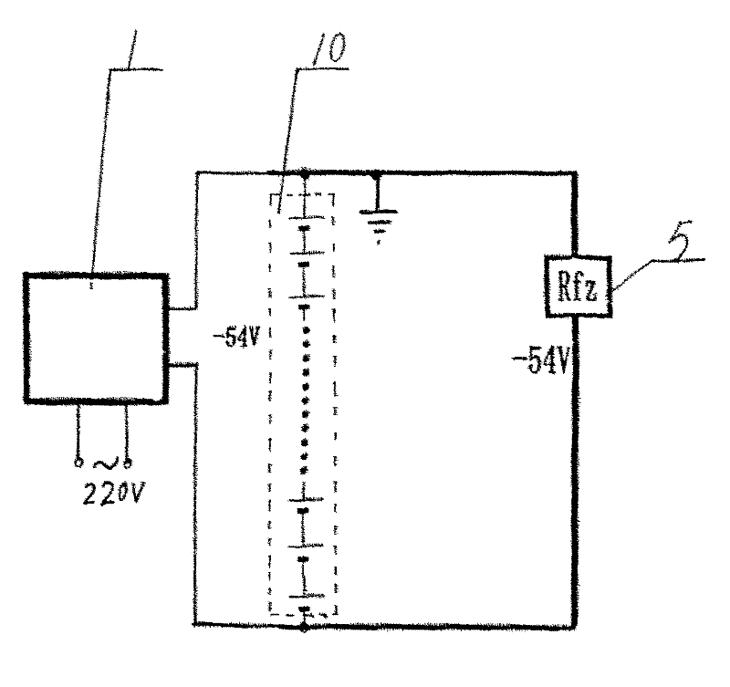 Pressure reduction and energy saving method for communication power supplies