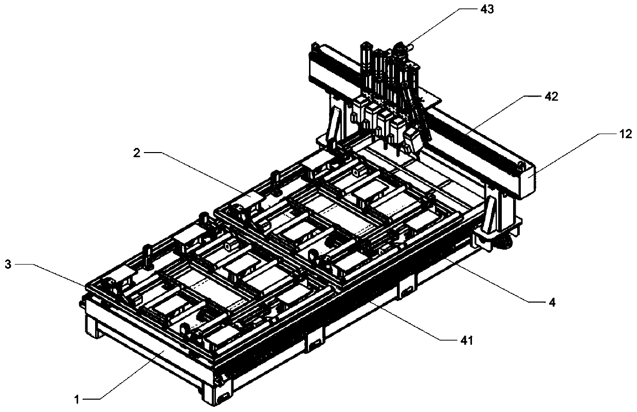 Double-station board machining center