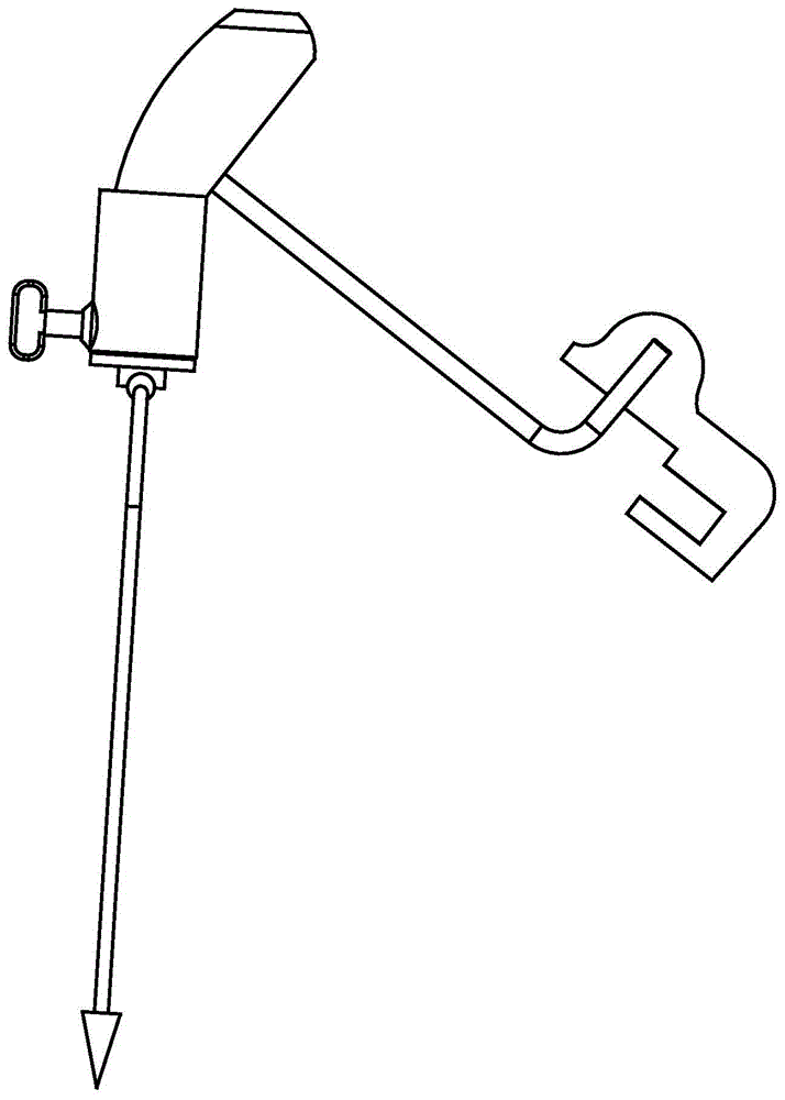 A multi-directional rotating fishing rod support frame