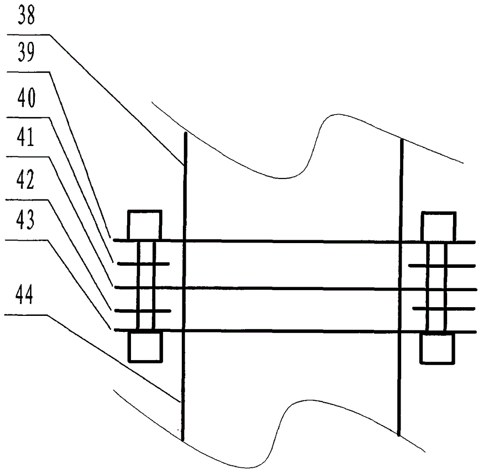 Photocatalysis wastewater degradation reactor for avoiding water inrush of quartz cavity