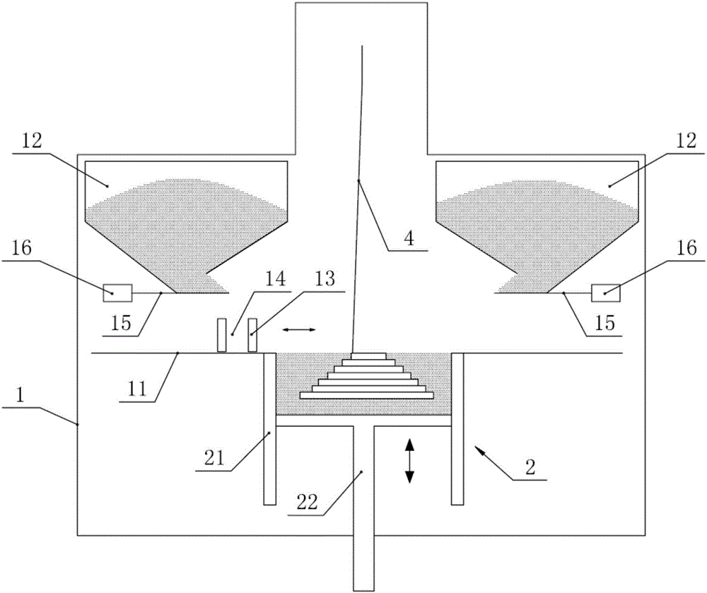 Powder spreading device and additive manufacturing device