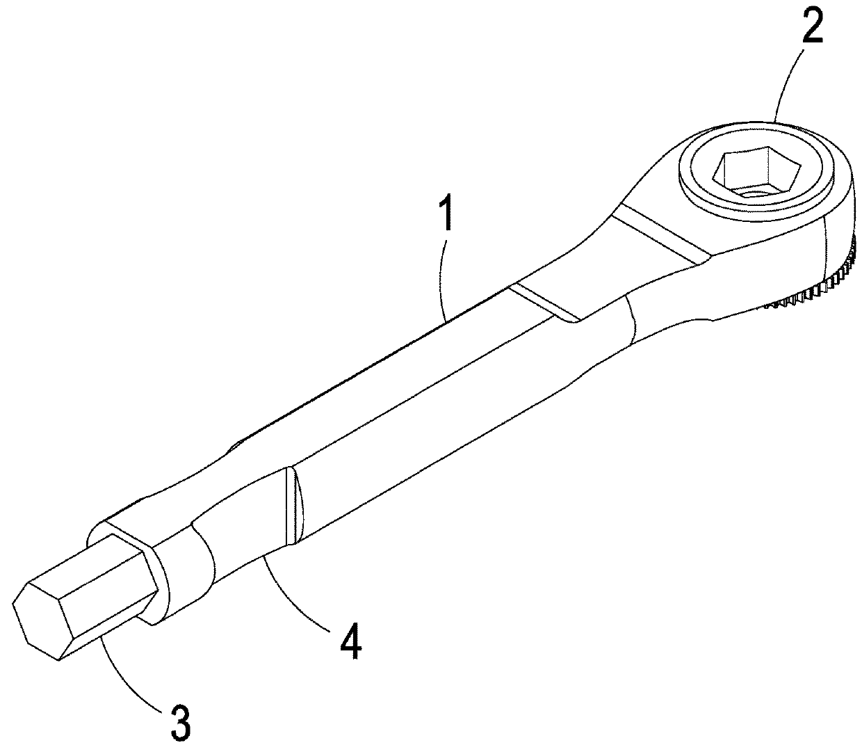 Multifunctional wrench structure