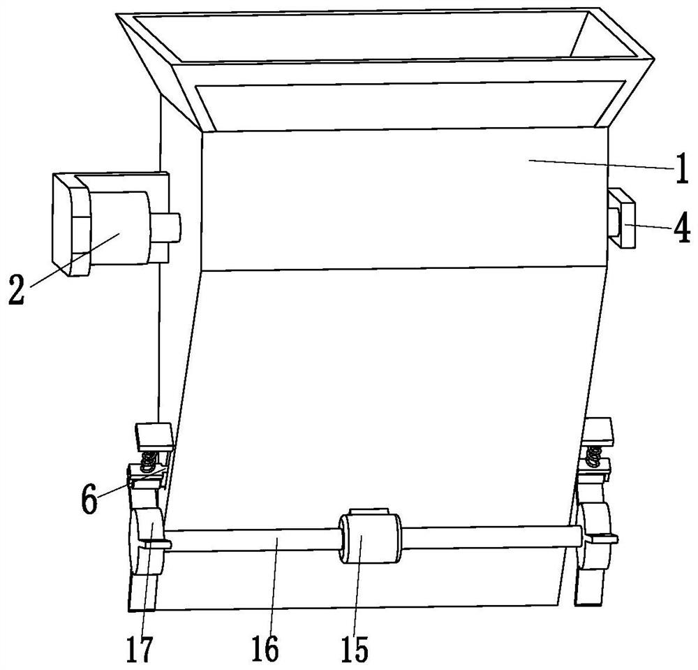 A construction machine for landscape garden pavement construction