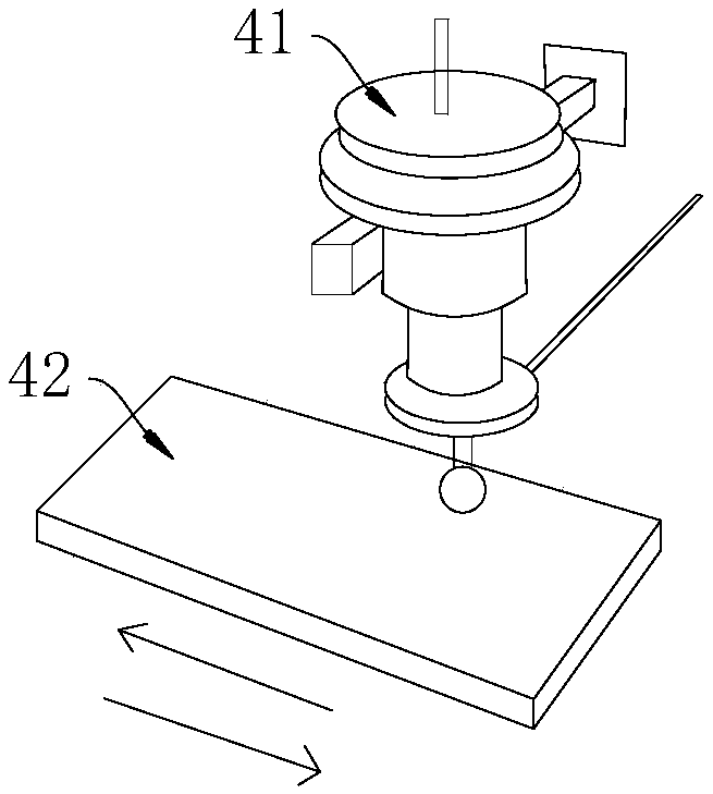 Triboelectrification and electrostatic dissipation detection analysis device for space environment