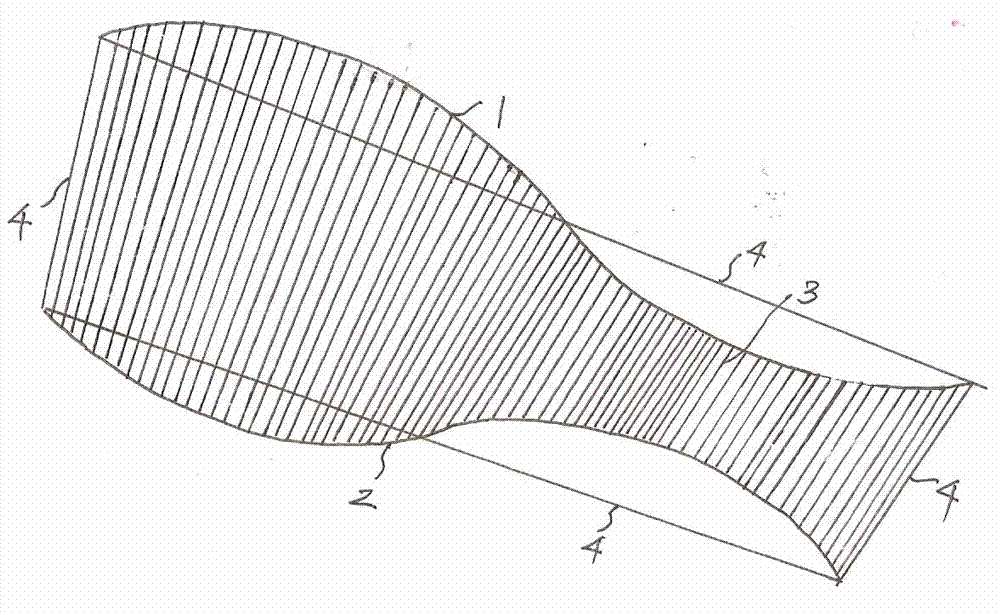 Curved weaving method of double-curved three-dimensional curved surface and equal-density weft yarn and the prepared fabric