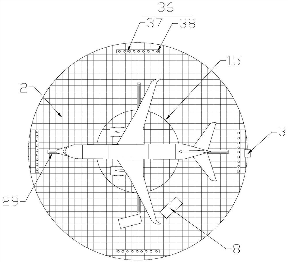 Aircraft fire fighting training demonstration device and method