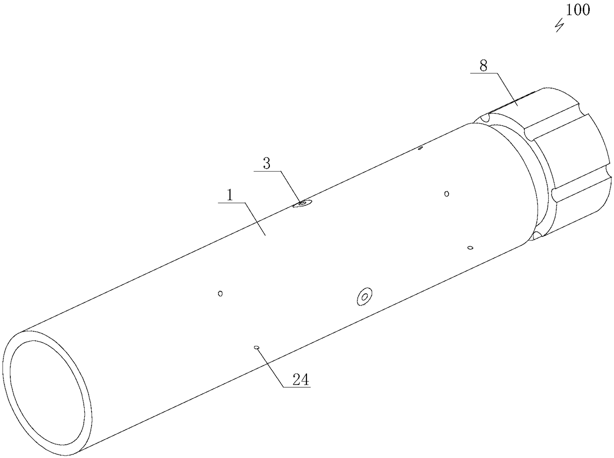 A hydraulic jet infinite stage fracturing device and fracturing method