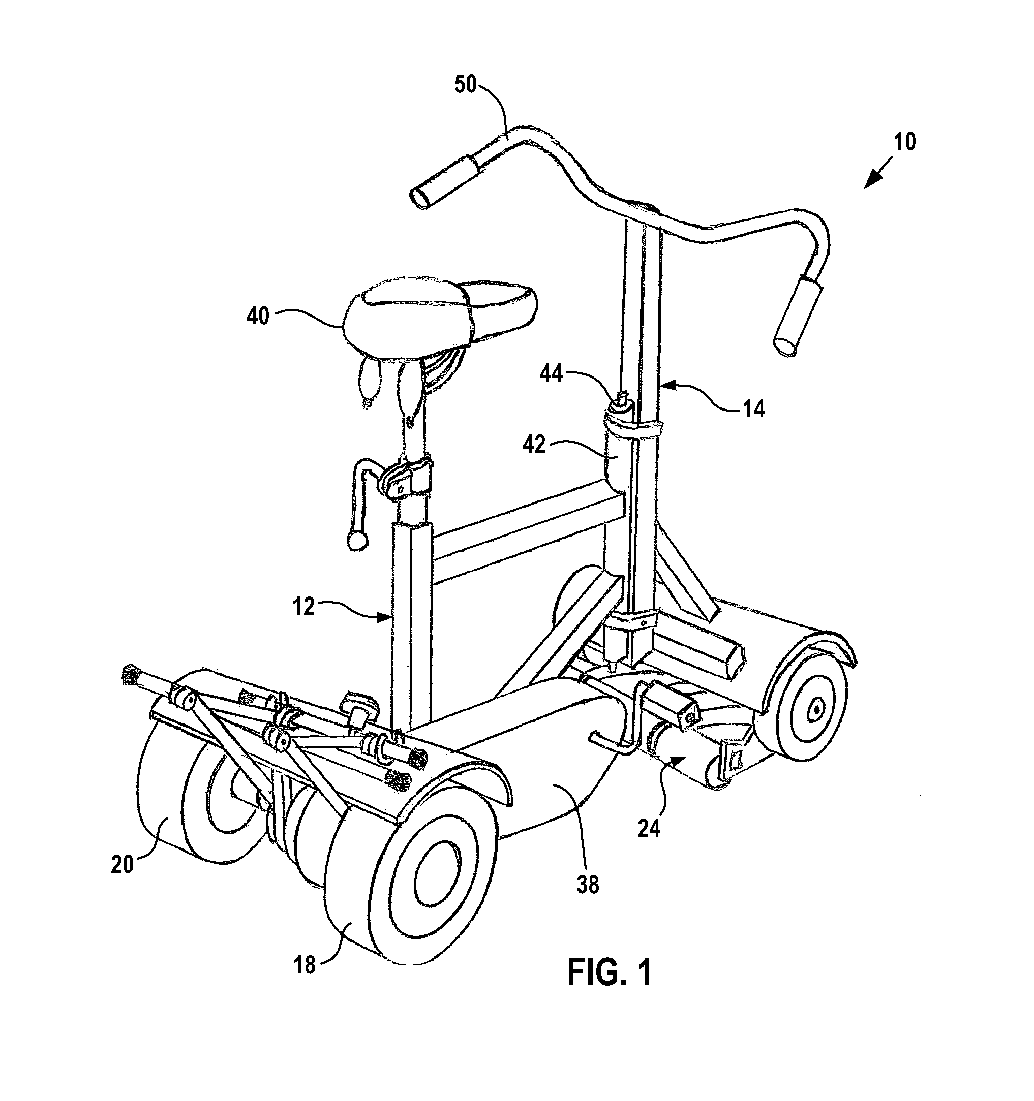 Exerciser mower