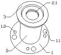 Wear-resisting heat preservation non-slip flanged pipe fitting for small workshop