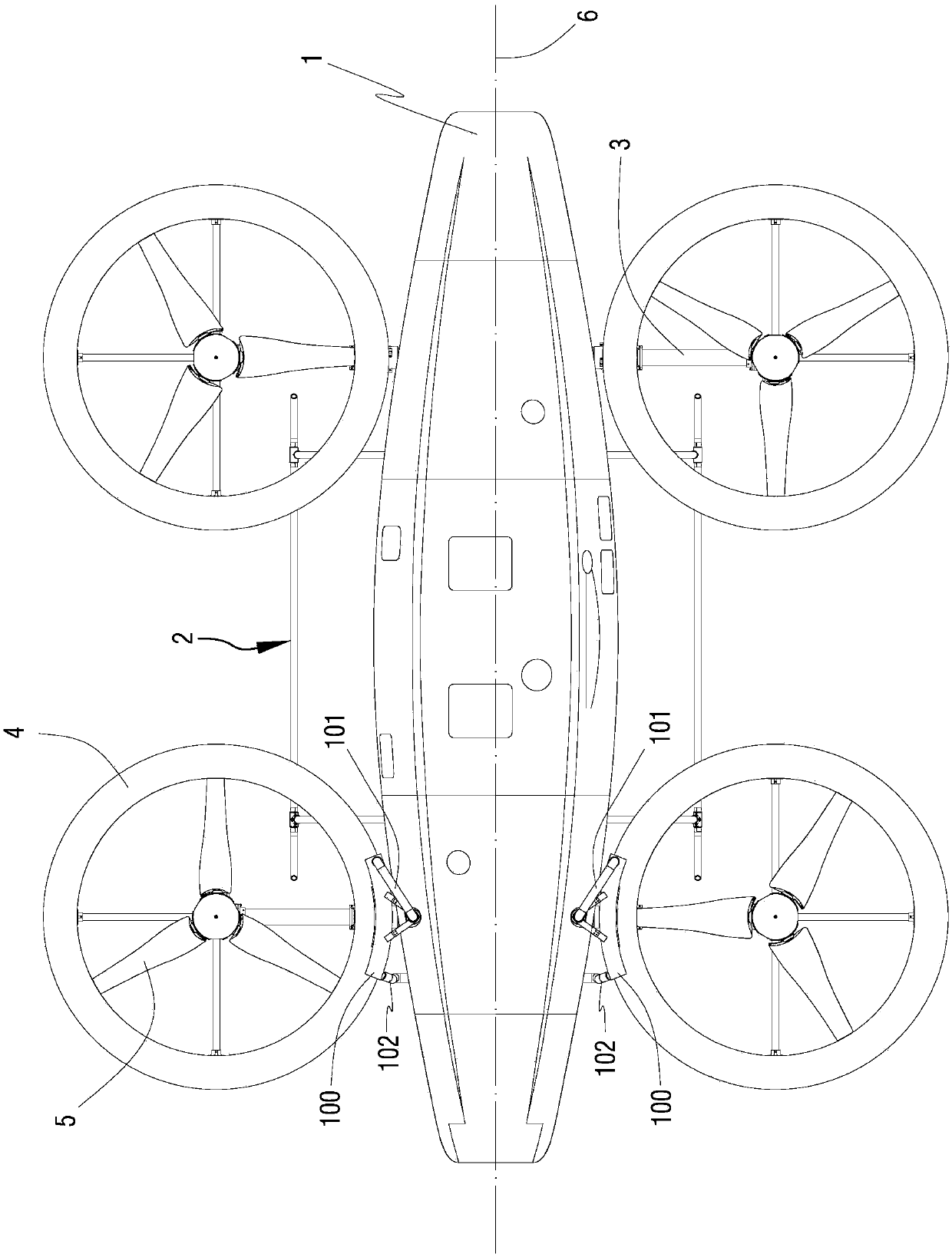 Heat dissipation structure for oil-driven unmanned aerial vehicle