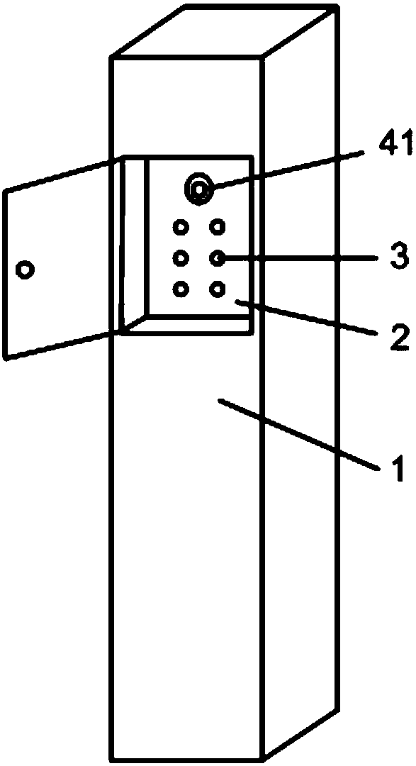 Cathode protection test device and test method thereof