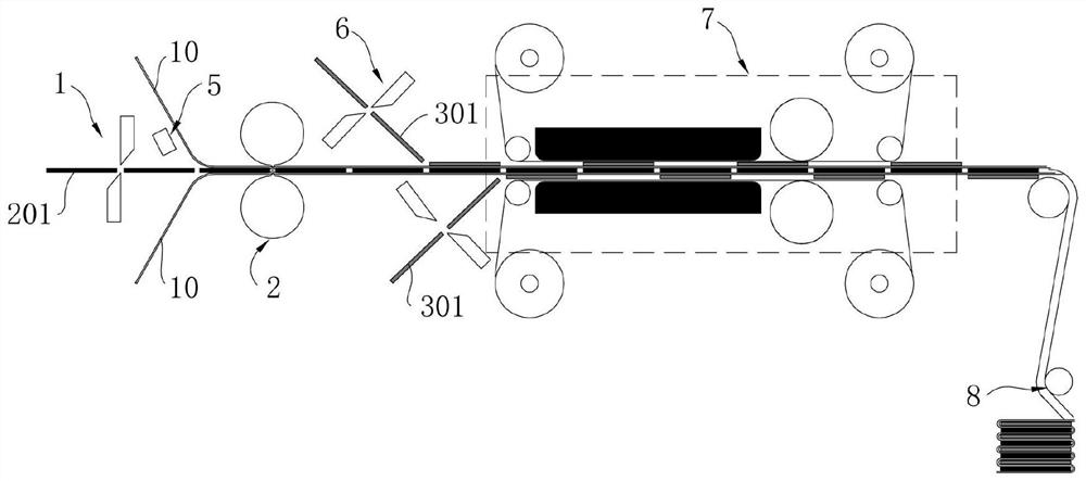 Laminated battery cell production system