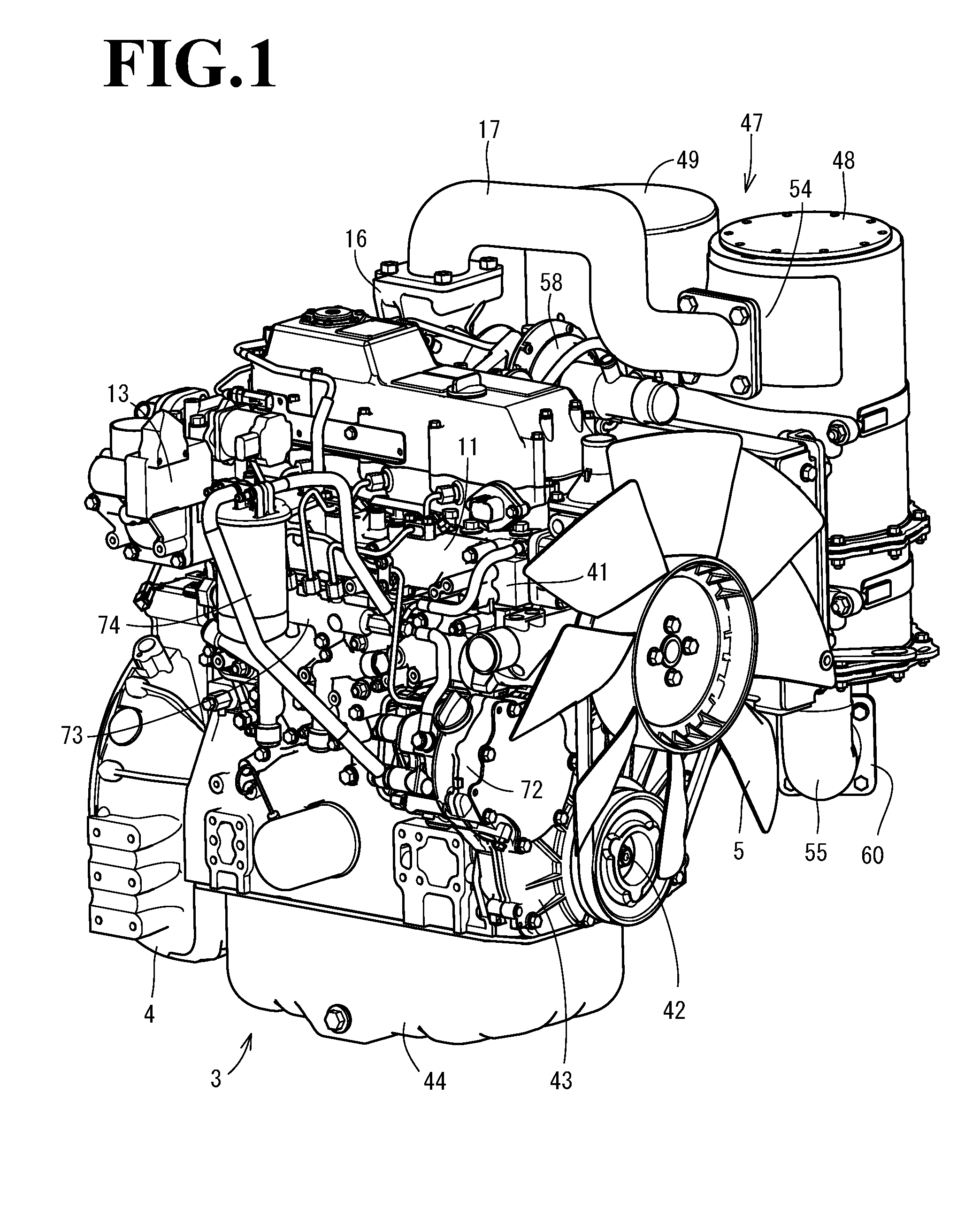 Engine device