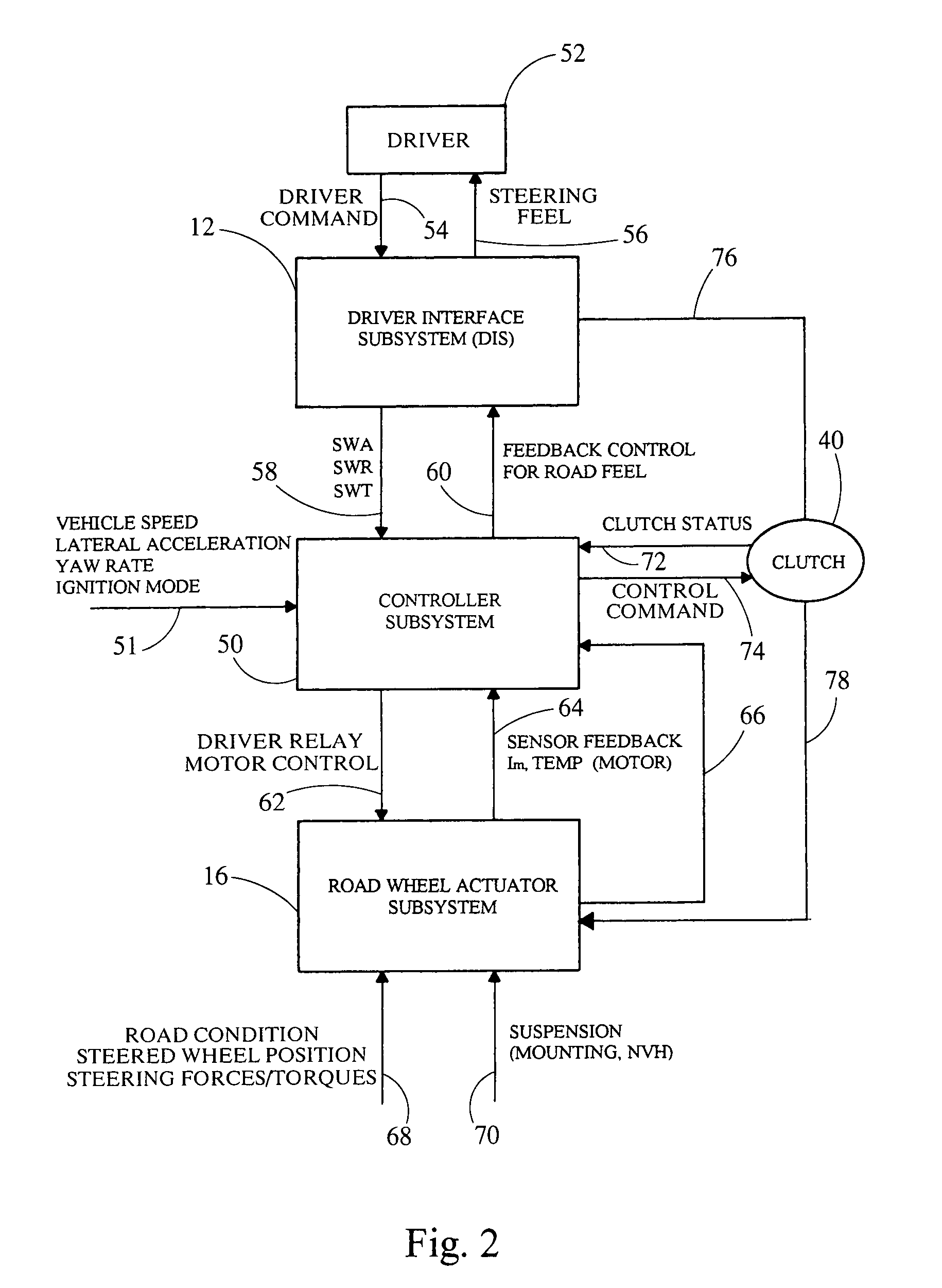 End of travel system and method for steer by wire systems
