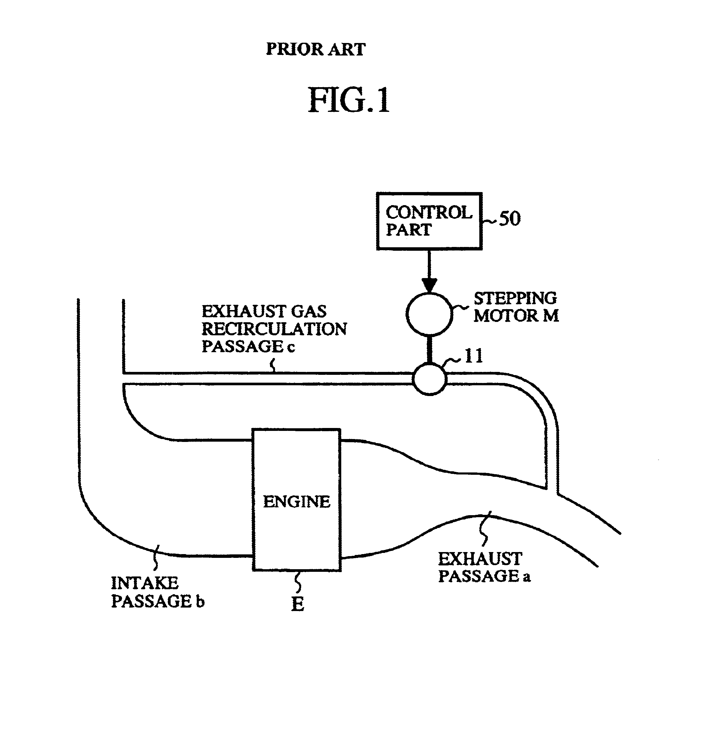 Control device of exhaust recirculation valve