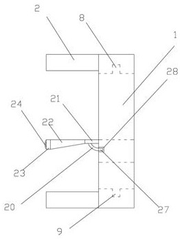 Air-conditioning swing guide device for household air-conditioning fan