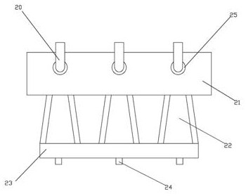 Air-conditioning swing guide device for household air-conditioning fan