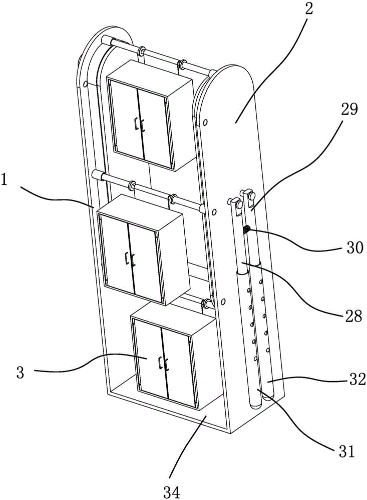 Living-object containing device formed in 3D-printing mode