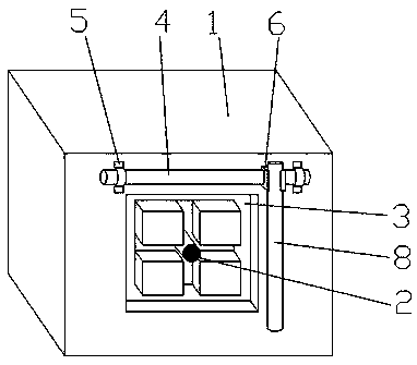 Combined tenon-groove mechanism adapted to various shapes of slotted holes and tenon-groove method