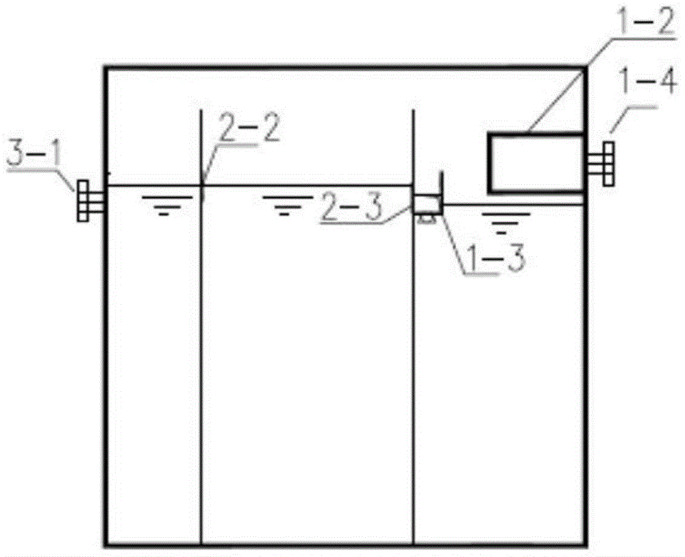 A multi-cycle self-reflux small domestic sewage treatment system with denitrification function