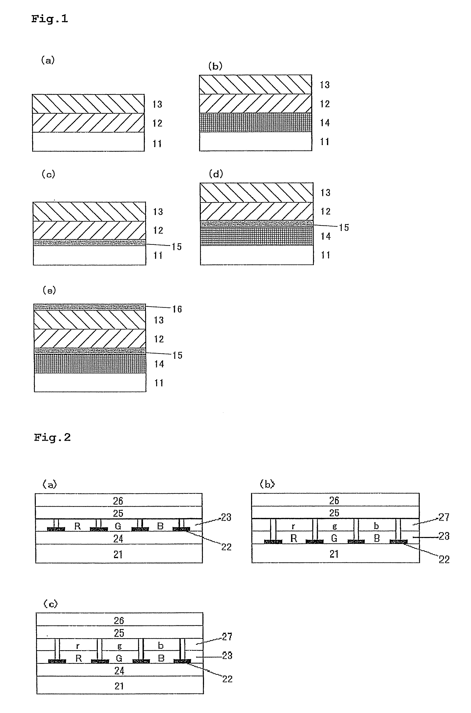 Transfer material, process for producing a color filter using the same, a color filter and liquid crystal display device